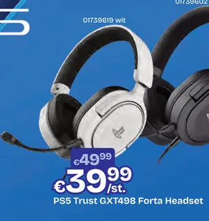 Aanbieding: PS5 Trust GXT498W Forta Headset Wit