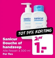 Aanbieding: Sanicur Douche of handzeep