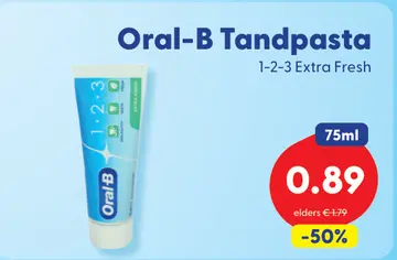 Aanbieding: Oral-B Tandpasta