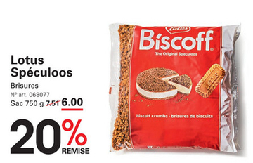 Offre: Lotus Spéculoos Brisures