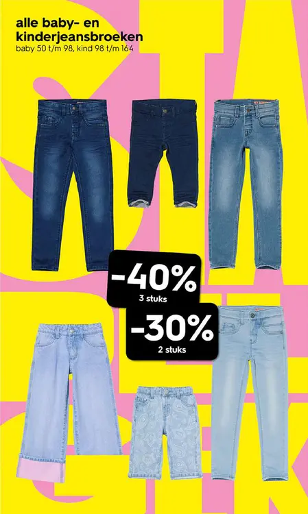 Promotie: Alle baby- en kinderjeansbroeken