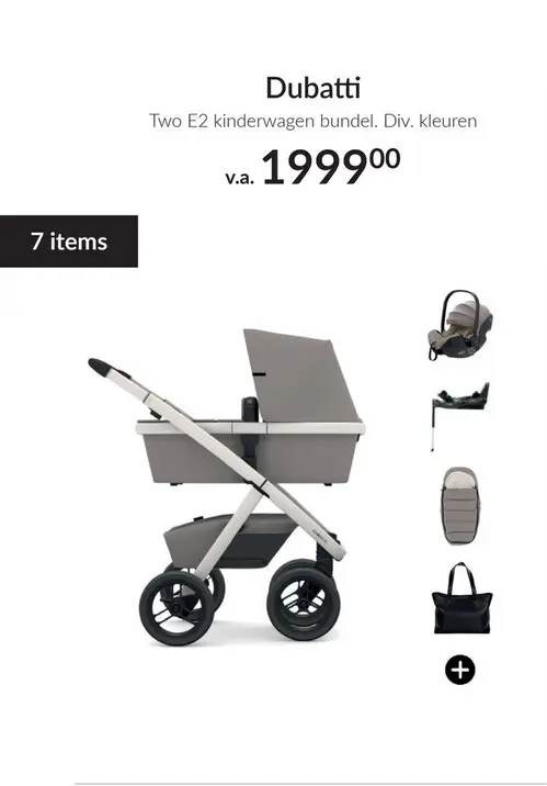 Aanbieding: Two E2 kinderwagen bundel