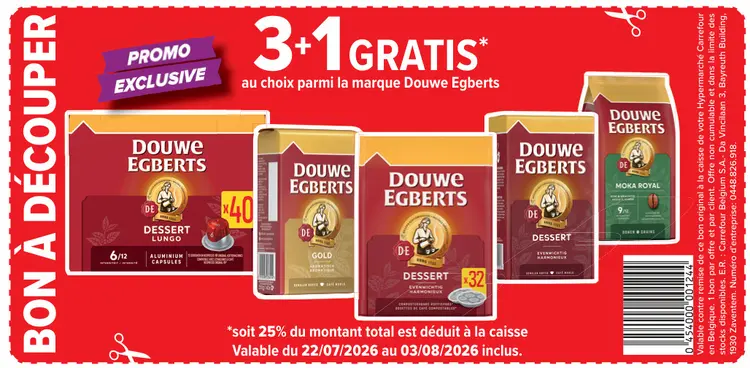 Offre: Douwe Egberts Coffee