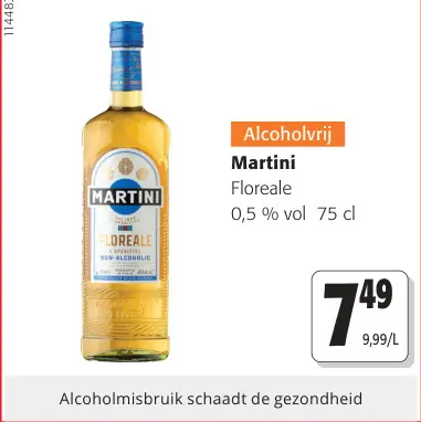 Promotie: Floreale Alcoholvrij 0,5 % Vol