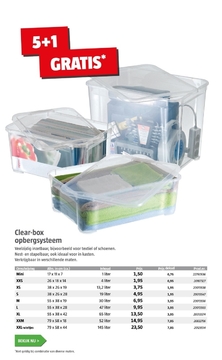 Aanbieding: Clear-box opbergsysteem