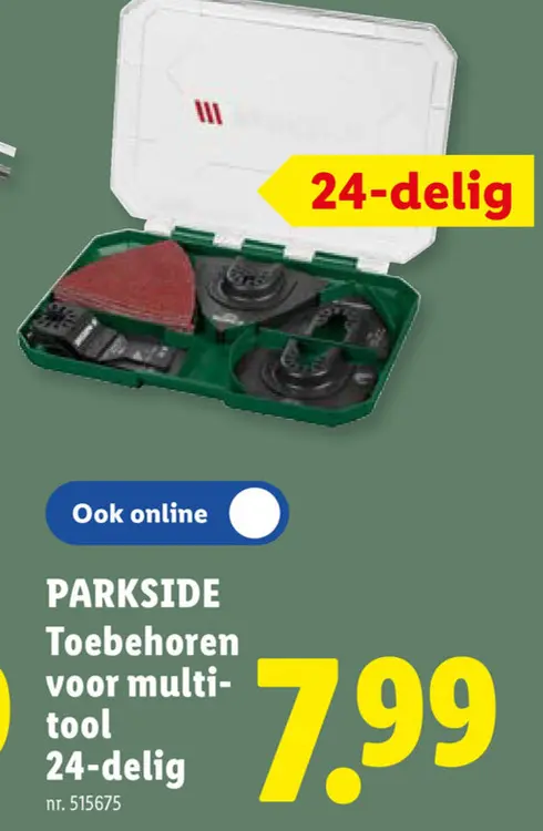 Promotie: Toebehoren voor multi-tool