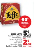 Offre: BIERE LEFFE