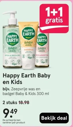 Aanbieding: Happy Earth Baby en Kids