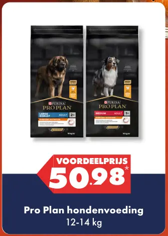 Aanbieding: Pro Plan hondenvoeding