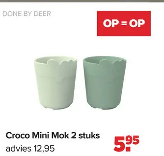 Aanbieding: Croco Mini Mok