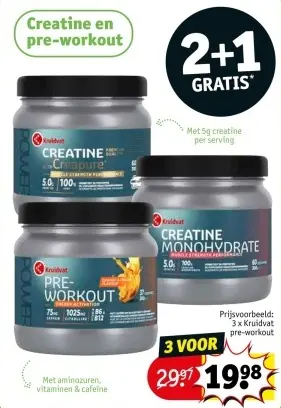 Promotie: Creatine en pre-workout