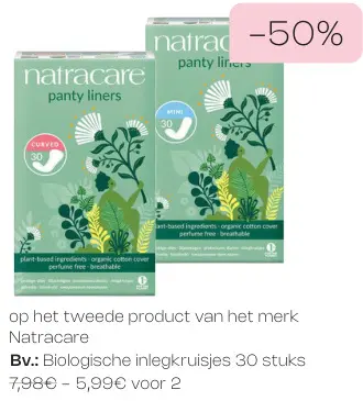 Promotie: Biologische inlegkruisjes