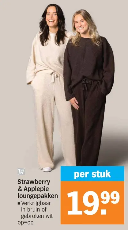 Aanbieding: Strawberry & Applepie loungepakken
