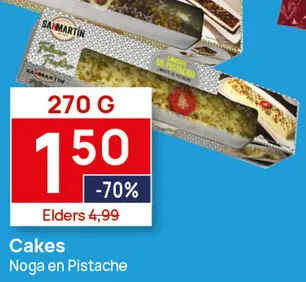 Aanbieding: Pistache Cake 250g
