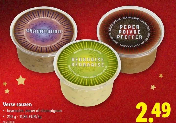 Promotie: Verse sauzen