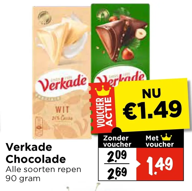 Aanbieding: Verkade Chocolade