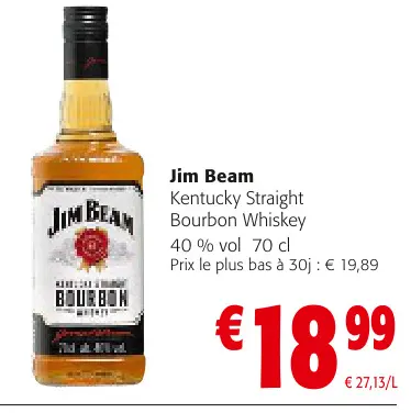 Offre: Kentucky Straight Bourbon Whiskey