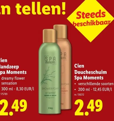 Promotie: Handzeep Spa Moments / Doucheschuim Spa Momen