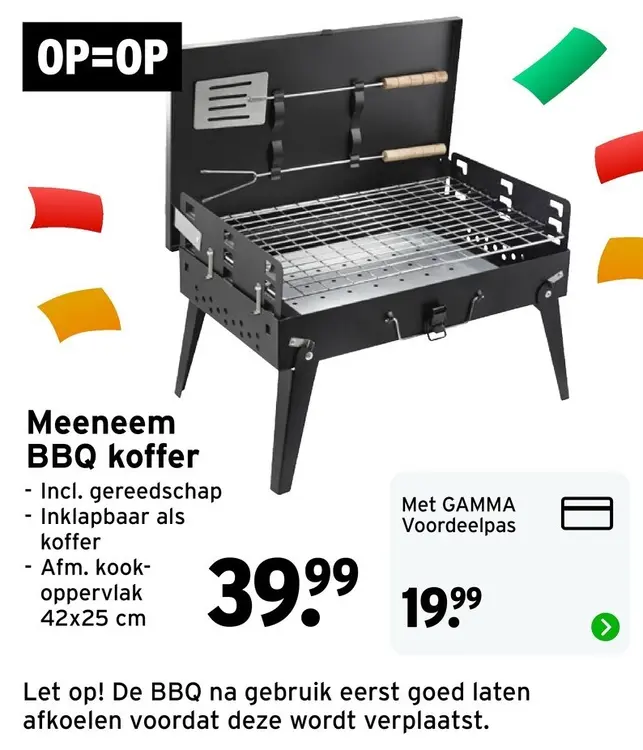 Aanbieding: Meeneem BBQ koffer