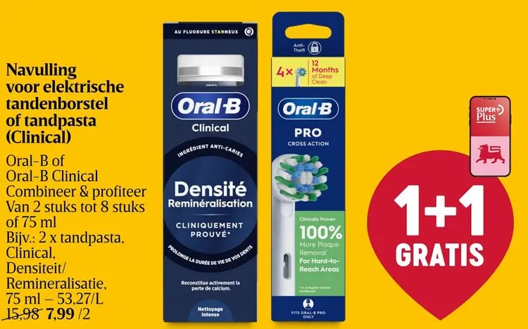 Promotie: Navulling voor elektrische tandenborstel of tandpasta (Clinical)