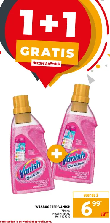 Promotie: Wasbooster Vanish