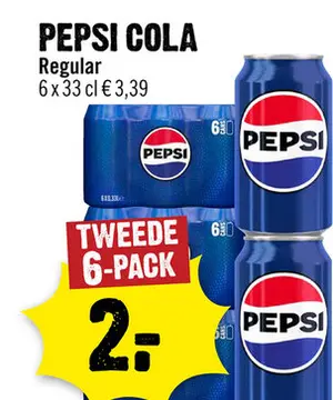 Aanbieding: Pepsi cola