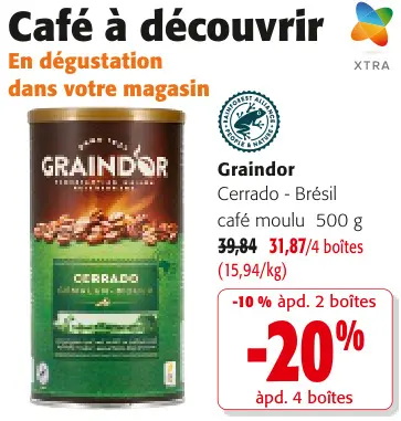 Offre: Café Cerrado - Brésil