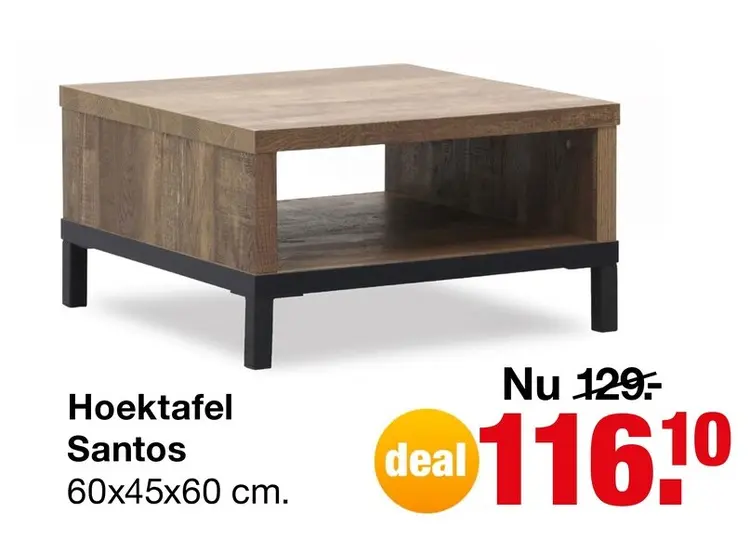 Aanbieding: Hoektafel Santos