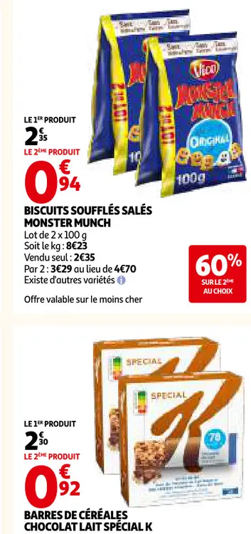 Promotie: Biscuits soufflés salés