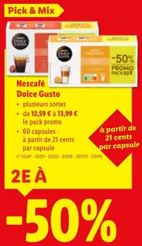 Offre: Nescafé Dolce Gusto