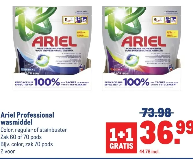 Aanbieding: Ariel Professional wasmiddel