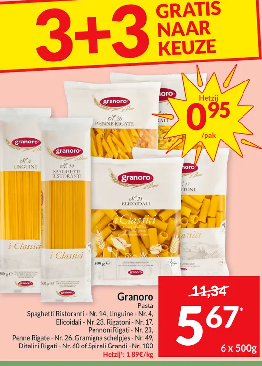 Promotie: Granoro Pasta