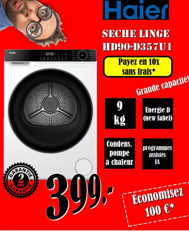 Promotie: Seche linge hd90-d357u1