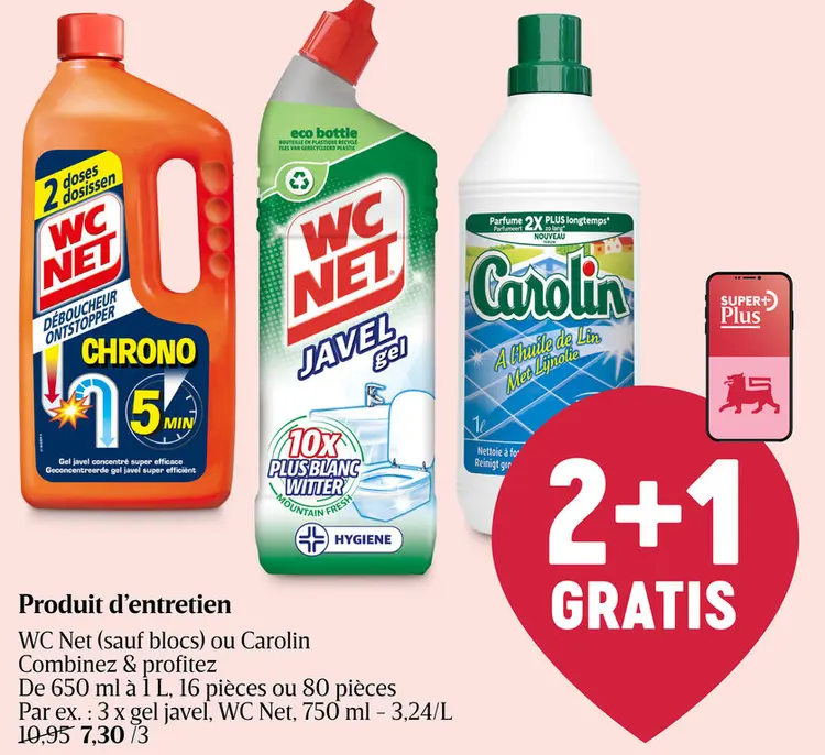 Offre: Produit d'entretien