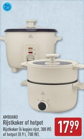 Aanbieding: Rijstkoker of hotpot