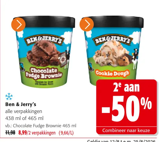 Promotie: Ben & Jerry's