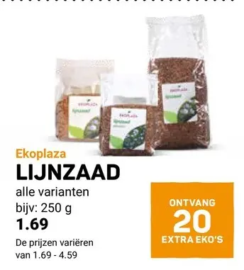 Aanbieding: Lijnzaad