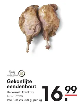 Aanbieding: Gekonfijte eendenbout