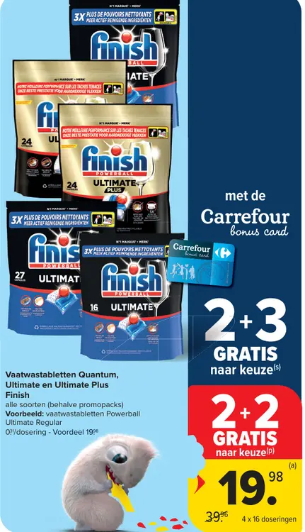 Promotie: Vaatwastabletten Quantum, Ultimate en Ultimat