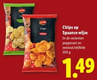 Aanbieding: Chips op Spaanse wijze