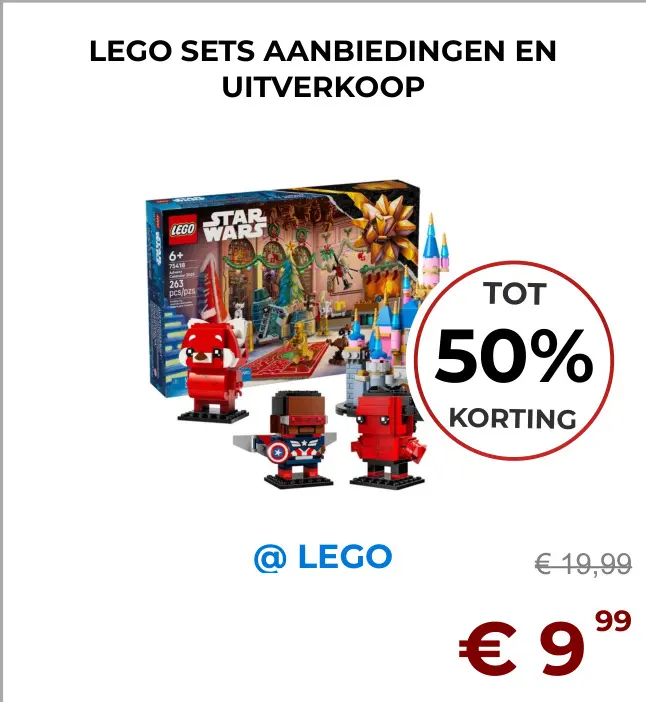 Aanbieding: Lego sets aanbiedingen en uitverkoop