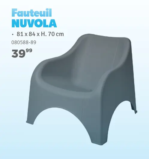 Offre: Fauteuil NUVOLA