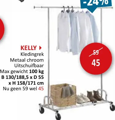 Promotie: Kledingrek