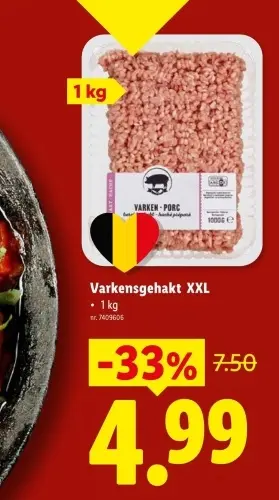 Promotie: Varkensgehakt XXL