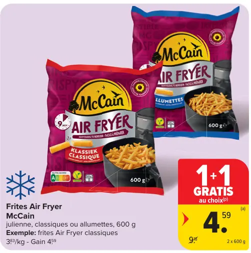 Offre: Frites Air Fryer