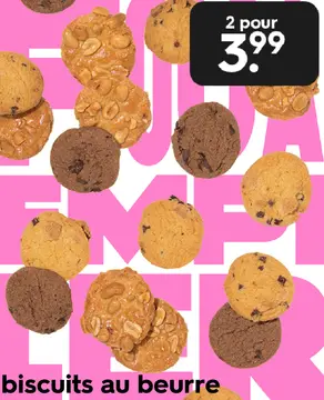 Offre: biscuits au beurre