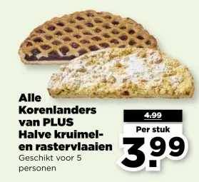Aanbieding: Korenlanders Halve kruimel- en rastervlaaien