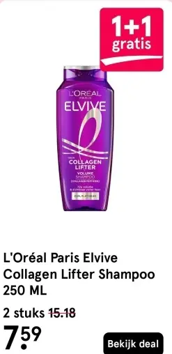 Aanbieding: Elvive Collagen Lifter Shampoo