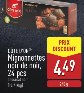 Offre: Mignonnettes noir de noir