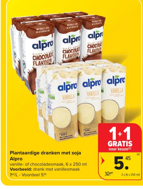 Promotie: Plantaardige dranken met soja